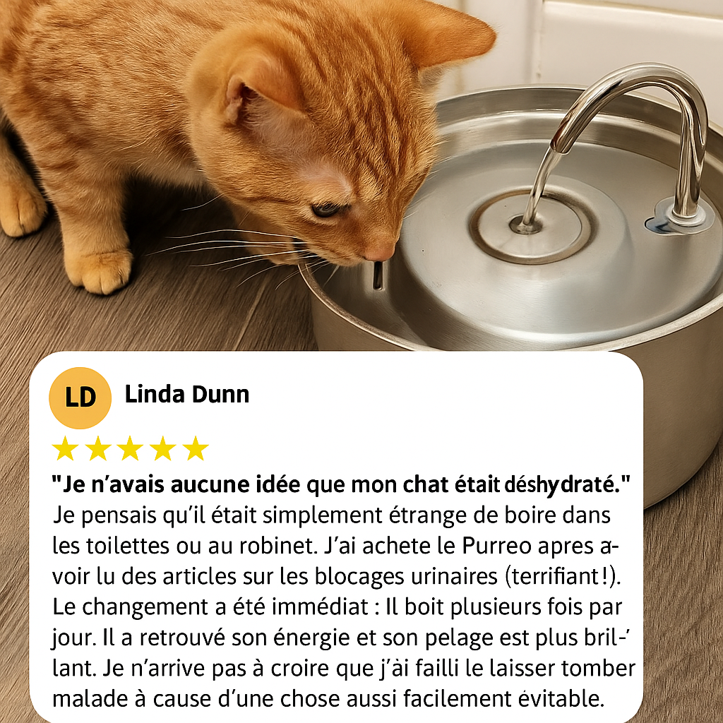 Protégez votre chat des infections urinaires, des calculs et des maladies rénales avec PURRÉO™